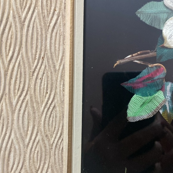 Vintage Floral Art Print in Textured Frame - Picture 8 of 16